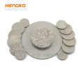 20 90 120 Microns Sintered Porous 316L Multi-purpose Filter Disc Liquid Filter Metal Bronze Stainless Steel 0.2 5 10 3 microns